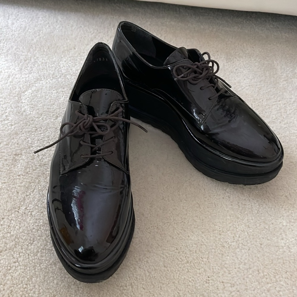 Stuart Weitzman Oxford Platform Shoes, Gently used twice